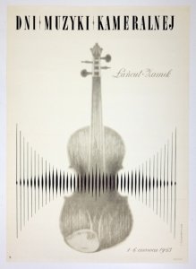 HOŁDANOWICZ Leszek - Dni Muzyki Kameralnej. Łańcut - Zamek. 1963.