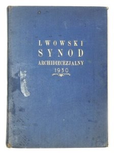 LWOWSKI Synod Archidiecezjalny R. P. 1930