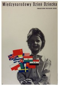 JANUSZEWSKI Zenon - Międzynarodowy Dzień Dziecka. Towarzystwo Przyjaciół Dzieci. 1962.