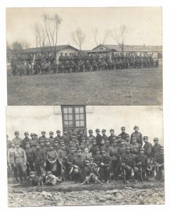 [WOJSKO Polskie - oddział przysposobienia wojskowego w Staszowie - fotografie zbiorowe, pozowane]