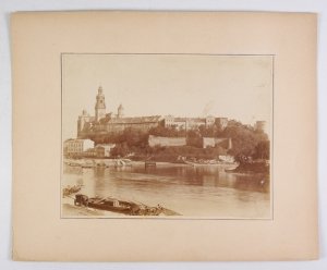 [KRAKÓW - Zamek Królewski na Wawelu od strony zachodniej - fotografia widokowa - ujęcie w dużym formacie].