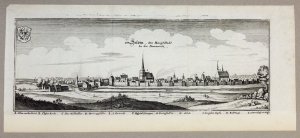 [MYŚLIBÓRZ]. Soldin. Die Haupt Stadt in der Newmarck. Miedzioryt form. 12,4x35 cm.