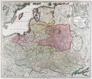 [POLSKA]. Poloniae Regnum ut et Magni Ducatus Lithuaniae Accuratiss. Delineatione.