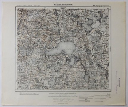 T19. Dryswjaty (Dryświaty) - mapa 1:100 000 [Karte des westlichen Russlands]