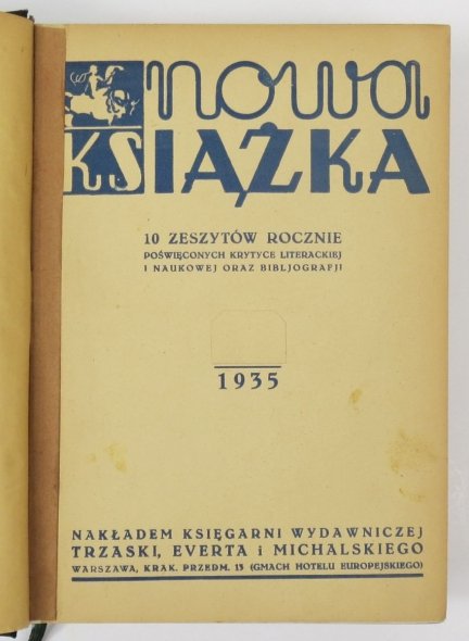 Nowa Książka. R. 2: 1935.