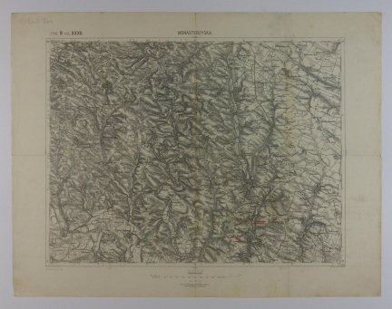 Monasterzyska - mapa 1:75 000