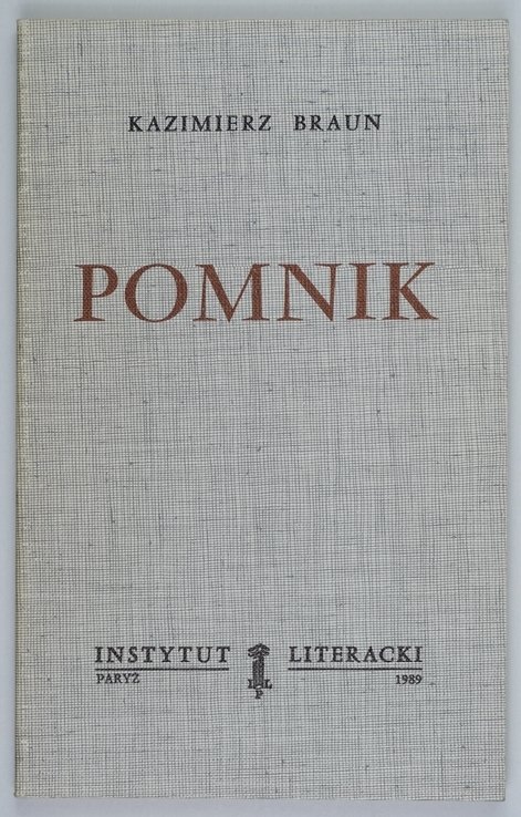 Braun Kazimierz - Pomnik [Biblioteka Kultury]