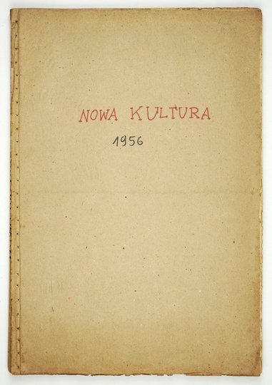 NOWA Kultura. Tygodnik społeczno-kulturalny. 1956