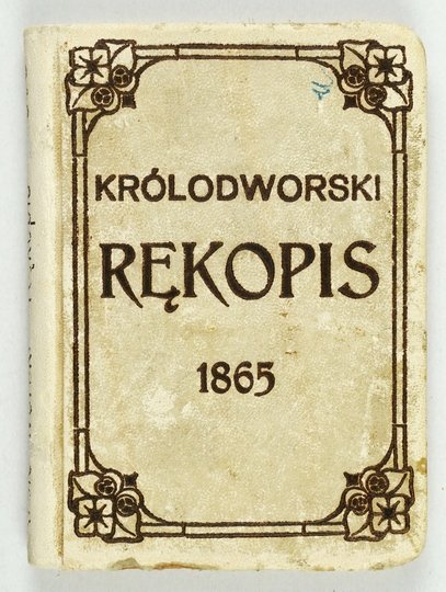HANEK Vaceslav - Rukopis kralodvorsky i zelenohorsky. Zpevoprawne basne. Slovne i verne v povodniem starem jazyku. Vyd. XV