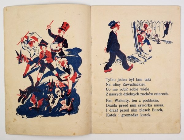 RACZYŃSKI Stanisław - Wojownicza czwórka z małego podwórka. Napisał i ilustr. ...