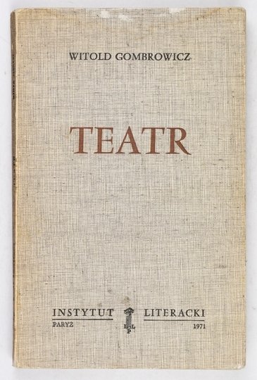 GOMBROWICZ Witold - Teatr.