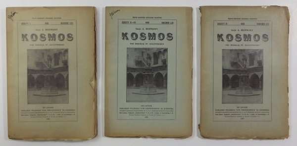 Kosmos. Czasopismo Polskiego Towarzystwa Przyrodników im. Kopernika. Serja A - Rozprawy. R. 61: 1936, z. 1-4 [w 3 wol.]