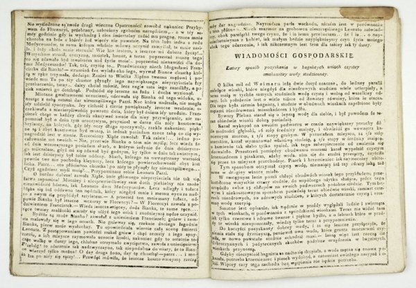 KALENDARZ polski, ruski i astronomiczno gospodarski na rok Pański 1825 po przestępnym pierwszy a po przybyszowym drugi mający dni 365. W którym znayduie się wiele ciekawych i każdemu Stanowi, a mianowicie Rolniczemu pożytecznych wiadomości. Podług układu 