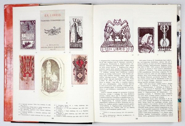 KISARAUSKAS Vincas - Lietuvių ekslibrisas. Sudarytojas, tekstų autorius ir dailininkas ... Knygoje pateikta 106 dailininku kuryba, 925 ekslibrisu reprodukcijos [...].