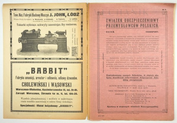 MECHANIK. Ilustrowany miesięcznik techniczny. Organ Stowarzyszenia Mechaników Polskich w Ameryce. Red. Jan Komarnicki.{|br /|}R. 3, z. 6: VI 1921