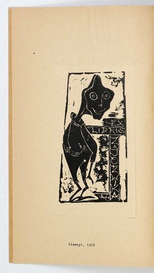 JÓŹWIK Zbigniew - Rzeźba, ceramika, grafika (ex libris) ... Wystawa z okacji 25-lecia Polskiej Rzeczypospolitej Ludowej.