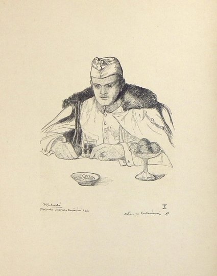GUTOWSKI Wiktor Ignacy - Kozienice. Grupa Legionów Polskich Pułkownika Zielińskiego. Rysował ... szeregowiec III. Brygady L.P.