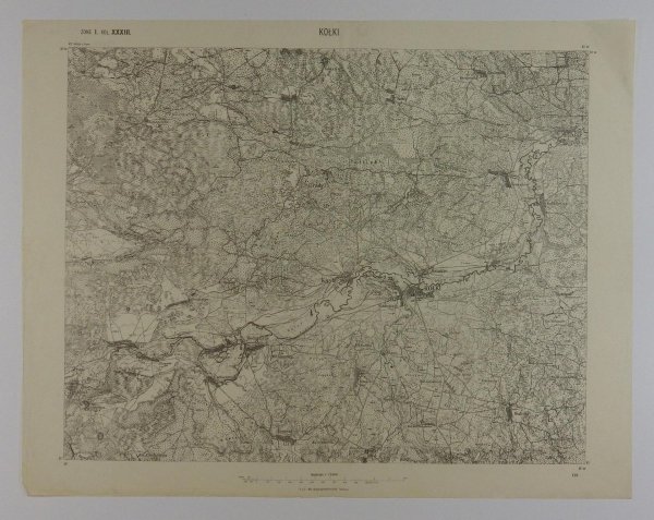 Kołki - mapa 1:75 000