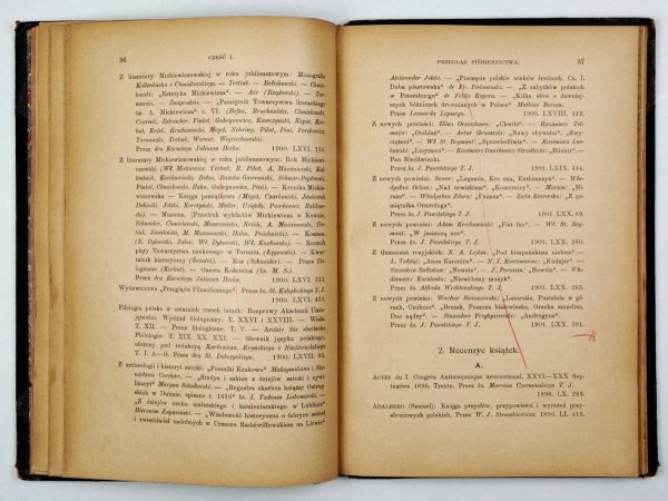 Spis rzeczy z trzeciego sześciolecia Przeglądu Powszechnego 1896-1901