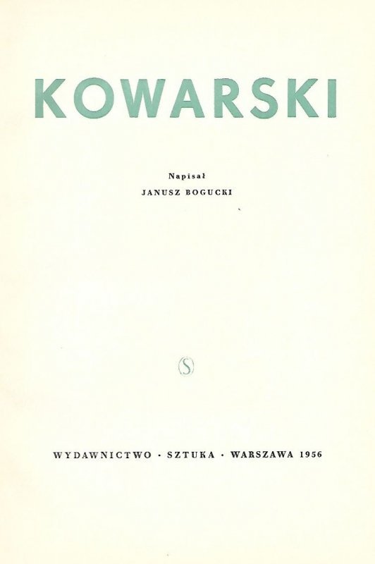 Bogucki Janusz - Kowarski