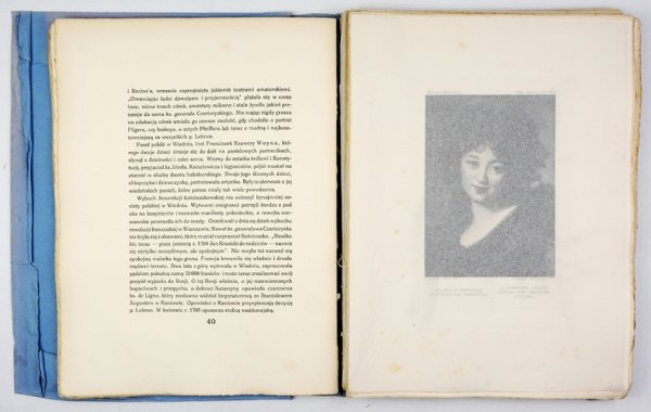 MYCIELSKI Jerzy, WASYLEWSKI St[anisław] - Portrety polskie Elżbiety Vigée-Lebrun 1755-1842. 24 ryc. w miedziodruku na osobnych tablicach.