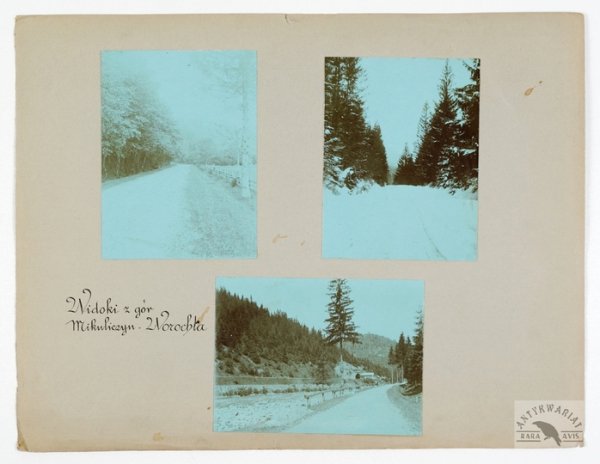 [GÓRY - Karpaty - Beskidy Wschodnie - Czarnohora - widoki z gór - Mikuliczyn - Worochta - fotografie widokowe, sytuacyjne].