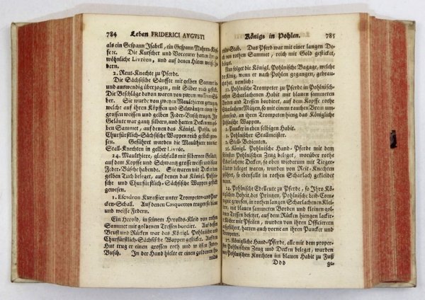 [FASSMANN David] - Das Glorwürdigste Leben und Thaten Friedrich Augusti, des Grossen, Königs in Pohlen und Churfürstens zu Sachsen, etc. etc. Mit aufrichtiger Feder in behöriger Historischer Ordnung beschrieben. Nebst gantz sonderbaren Nachrichten von der