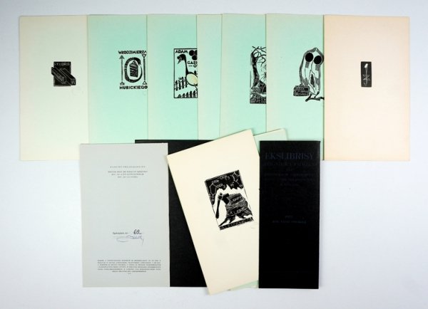 JÓŹWIK Zbigniew - Ekslibrisy ... dla pracowników Uniwersytetu Marii Curie-Skłodowskiej w Lublinie. Ze wstępem Jana Gurby.