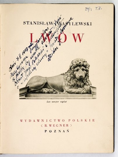 WASYLEWSKI Stanisław - Lwów.