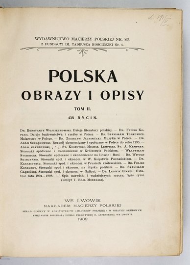 POLSKA obrazy i opisy. T. 1-2.