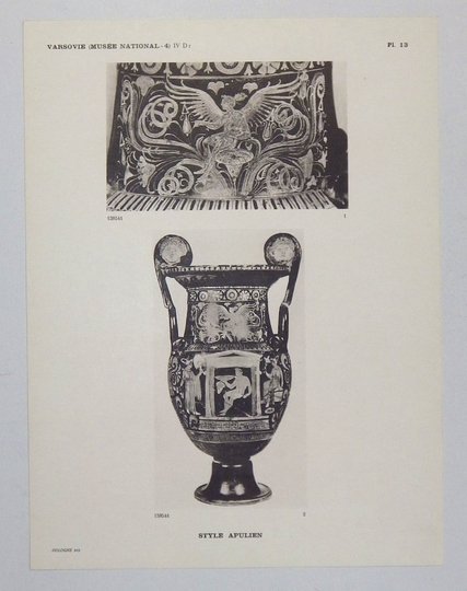 BERNHARD Marie-Louise - Corpus vasorum antiquorum. Pologne. Varsovie - Musée National.