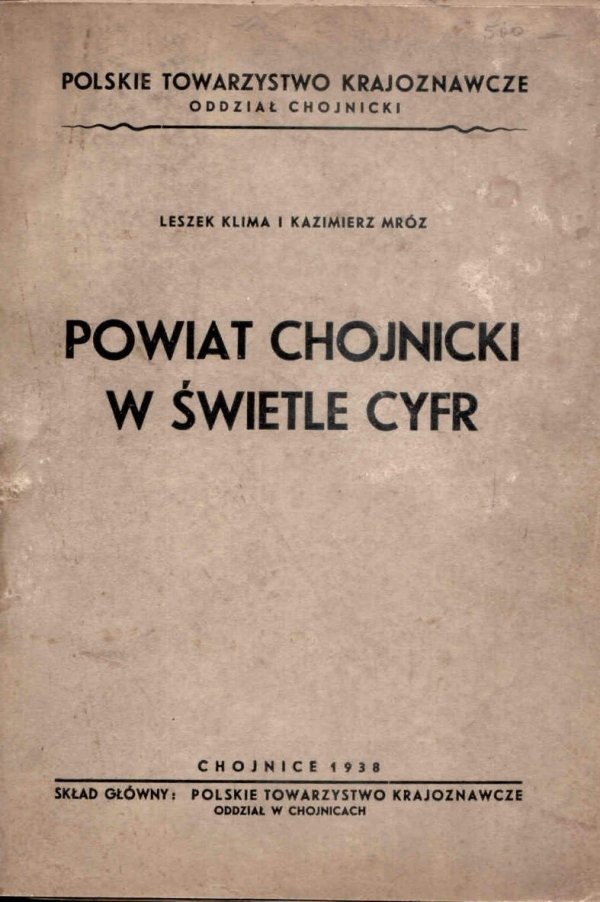 Klima Leszek., Mróz Kazimierz - Powiat chojnicki w świetle cyfr