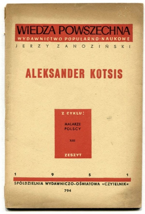 Zanoziński Jerzy - Aleksander Kotsis