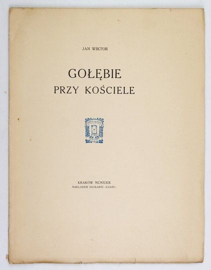 WIKTOR Jan - Gołębie przy kościele.