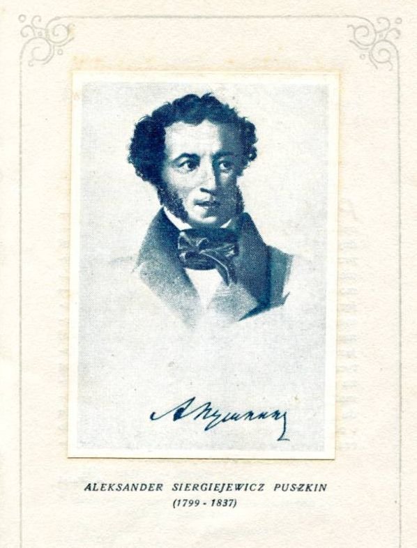 W 150-tą rocznicę Aleksandra Puszkina 6 VI 1799 - 6 VI 1949 [Okładkę proj. Marek Rudnicki]