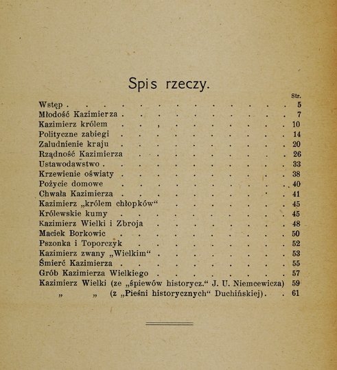SPITZER S[alomon] - Kazimierz Wielki. W 600. rocznicę urodzin. Napisał ... dyrektor szkoły wydziałowej męskiej, oraz uzupełniającej przemysłowej i handlowej imienia Kazimierza Wielkiego