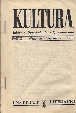 Kultura. Szkice, opowiadania, sprawozdania. [Nr 9 (396): IX 1980.