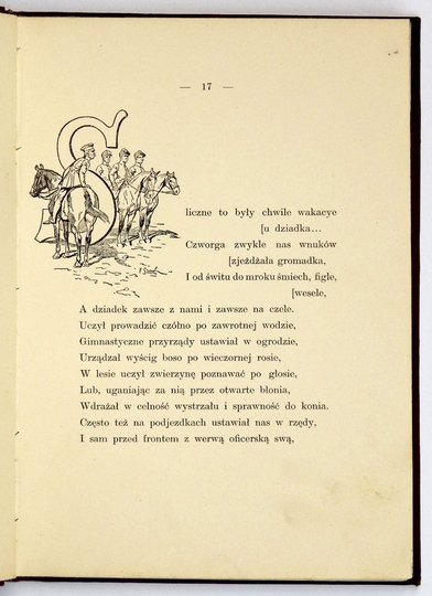 JASIŃSKI Kaźmierz Julian - Stara Gwardya. Elegja rycerska.