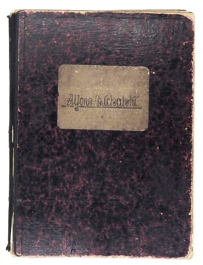 [NAUKA rysunku postaci ludzkiej]. Notatnik-szkicownik Alfonsa Michałowskiego z wczesnych lat 30. XX w. z odręcznie spisanym po niemiecku kursem portretowania.