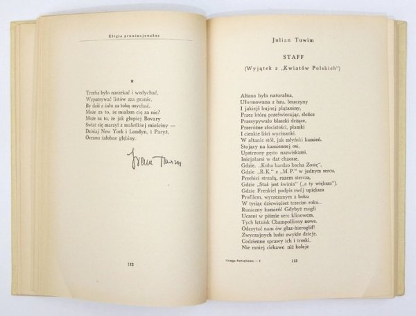 KSIĘGA pamiątkowa ku czci Leopolda Staffa 1878-1948.