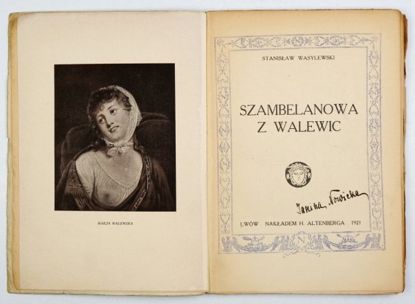 Wasylewski Stanisław - Szambelanowa z Walewic