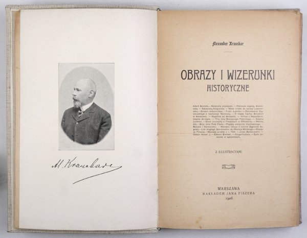 KRAUSHAR Alexander - Obrazy i wizerunki historyczne. Z illustracyami.