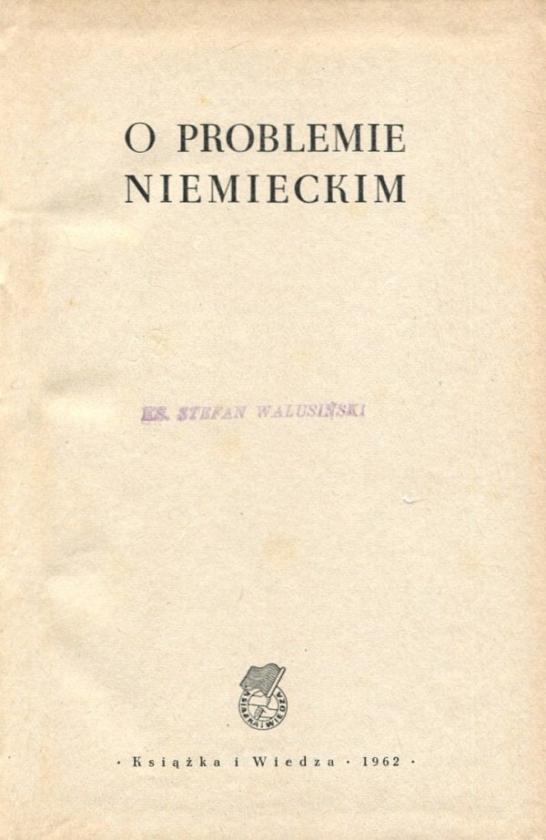 O problemie niemieckim