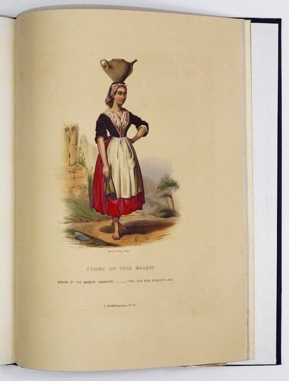 Les FRANÇAIS. Costumes des principales provinces de la France, dessinés d'aprés nature par M.M. Gavarni, H. Emy, Pauquet, Ferogio, R. Pelez, Loubon, P. Saint-Germain etc. Lithographiés par M. A. Coindre.