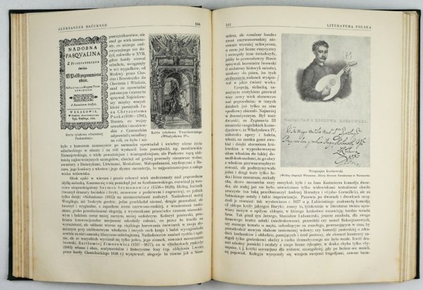 BRÜCKNER Aleksander - Literatura polska. Początki, rozwój, czasy ostatnie. Z 368 ilustracjami w tekście.