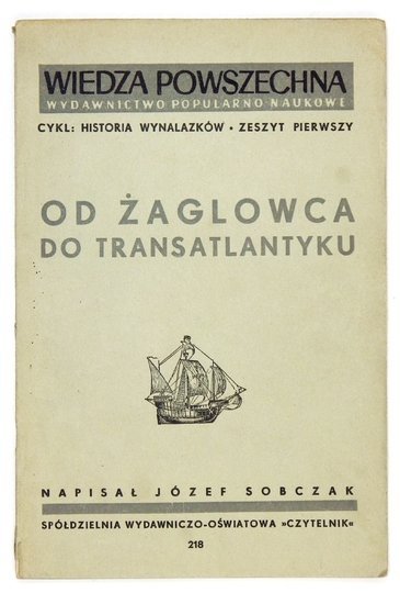SOBCZAK Józef - Od żaglowca do transatlantyku.