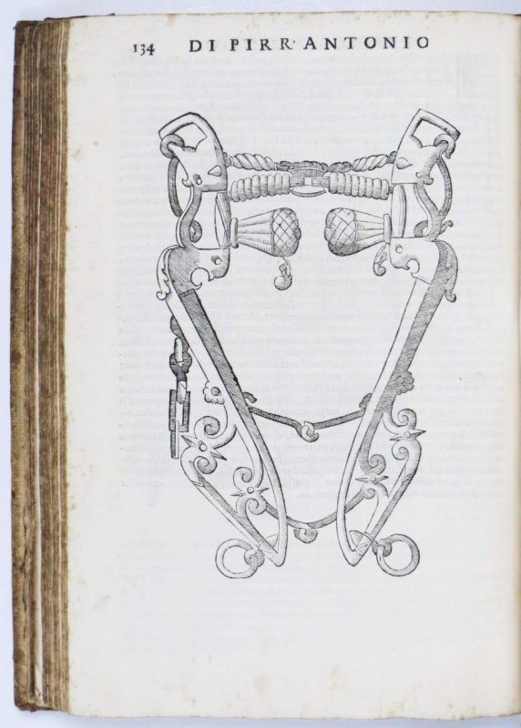 Ferraro  Pirro Antonio - Cavallo frenato [...] Diuiso in Quattro Libri. Con Discorsi Notabili, Sopra Briglie, Antiche, Moderne, adornato di bellissime figure [...]