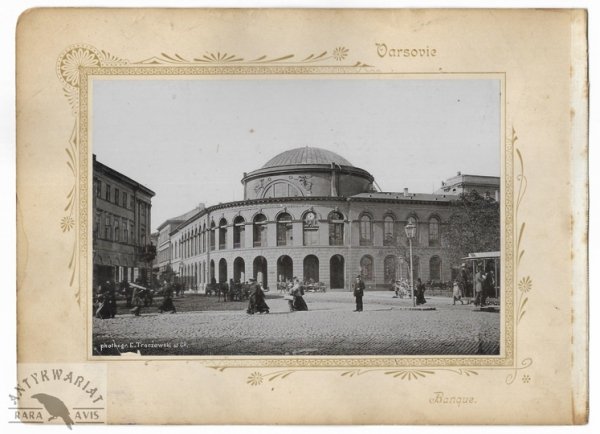 [WARSZAWA - plac Bankowy i plac Saski - fotografia widokowa, sytuacyjna - ujęcia w formacie gabinetowym].