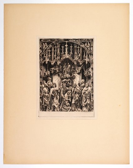 ZAKRZEWSKI Władysław (1903-1944) - Fragment ołtarza Wita Stwosza.