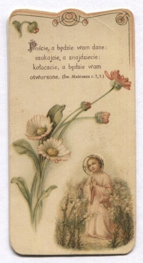 PROŚCIE, a będzie wam dane; szukajcie, a znajdziecie [...].